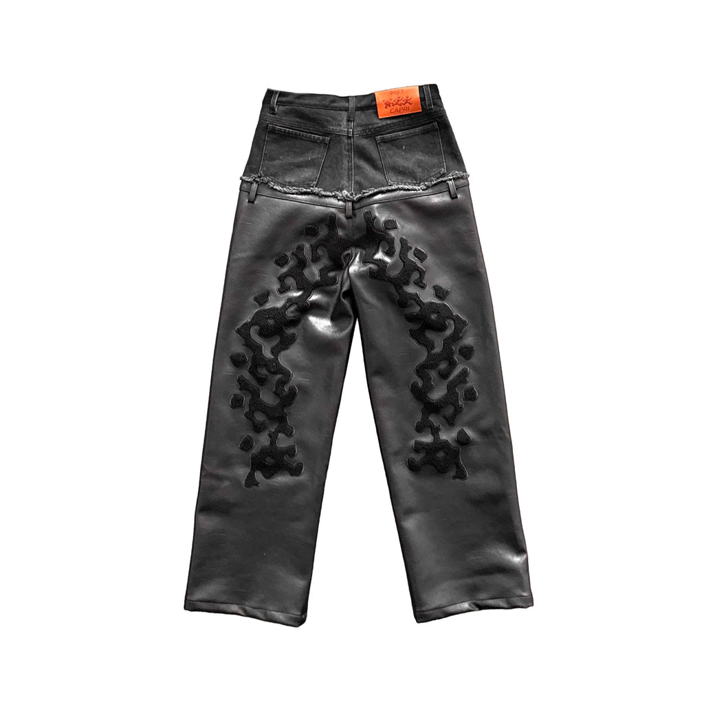 Capri Leather Pants