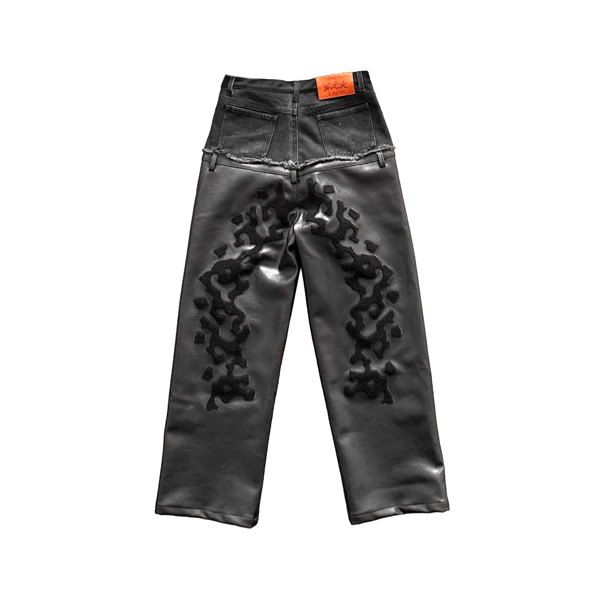 Capri Leather Pants