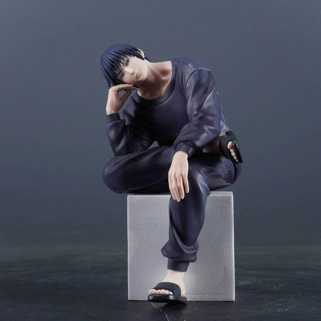 Fushiguro Toji Anime Figure Jujutsu Kaisen Action Figurines Sitting PVC Model Collectible Toy Gift