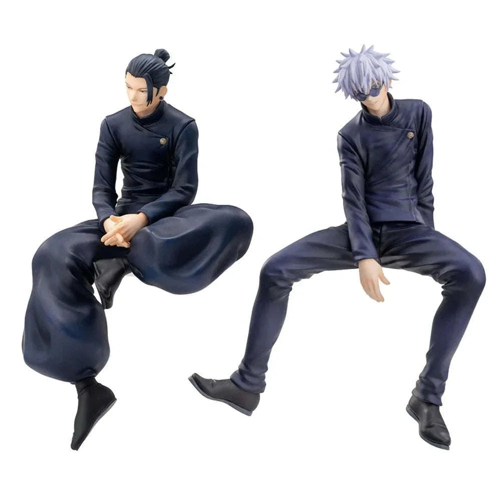 Fushiguro Toji Anime Figure Jujutsu Kaisen Action Figurines Sitting PVC Model Collectible Toy Gift