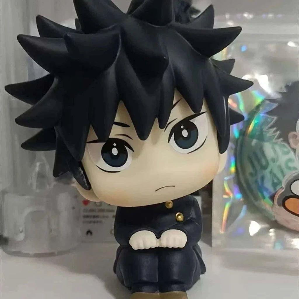 Gojo Satoru Anime Figure Jujutsu Kaisen Action Figurines Chibi Mini Set PVC Model Collectible Display Toy Gift